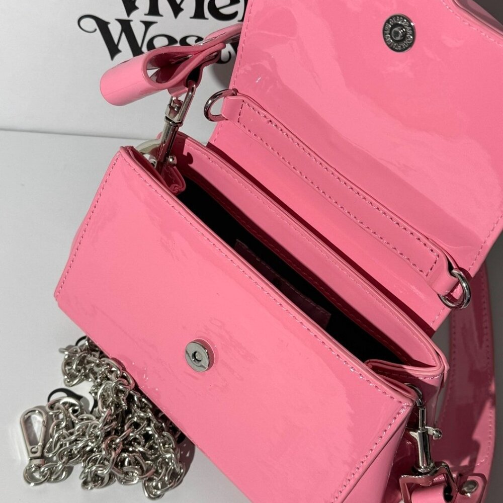 Vivienne Westwood HAZEL Detachable Chain Strap Handbag/Crossbody/Shoulder Bag - Picture 4 of 7